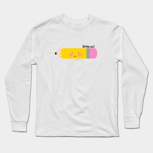 Write on! Pencil Cutie Long Sleeve T-Shirt